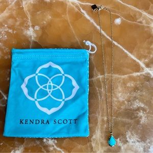 Kendra scott Turquoise necklace gold
